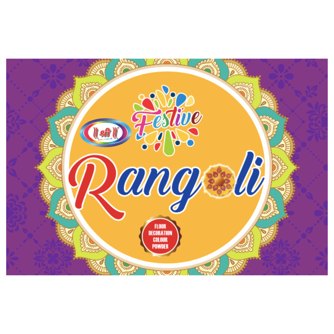 Top Rangoli Colour Manufacturer, Multicolor Rangoli color Dibbis, Natural Rangoli Colour