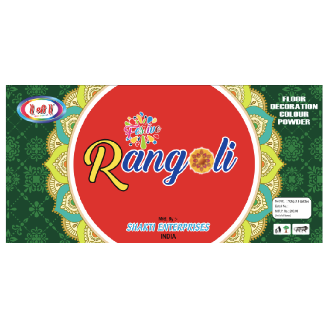 Multicolor Dibbis - Best Rangoli colour powder, shaktirang Rangoli Colour Supplier