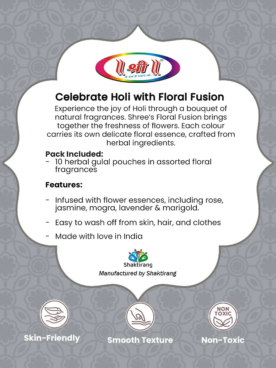 Shri Flower Fusion Herbal Gulal image 5