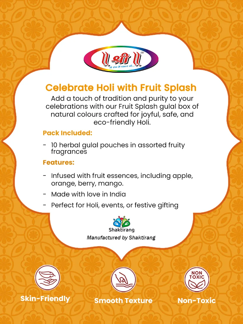 Shri Fruit Splash Herbal Gulal image 5