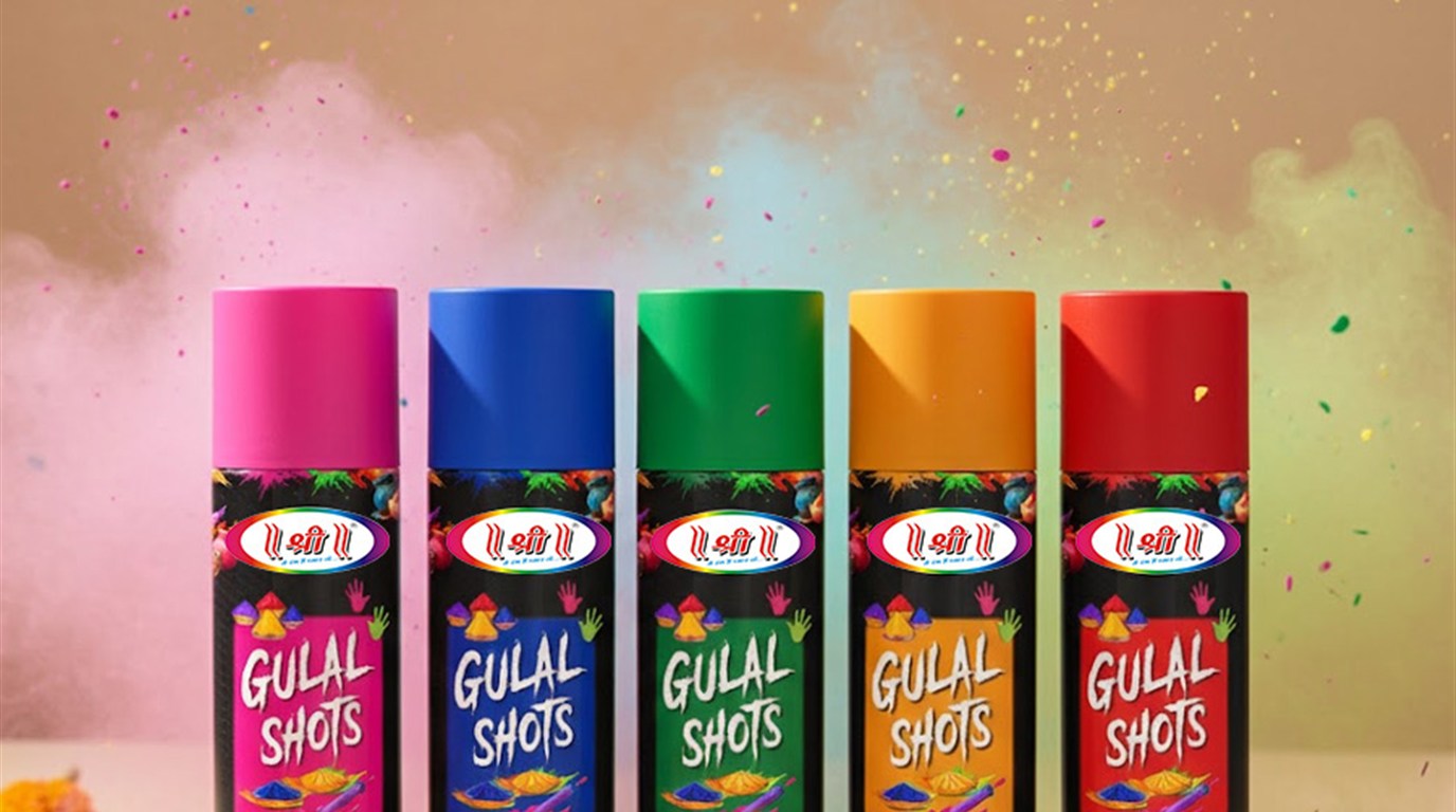 Shree Holi Accessories — Gulal Shots, Pichkari & Holi Play Products from Braj