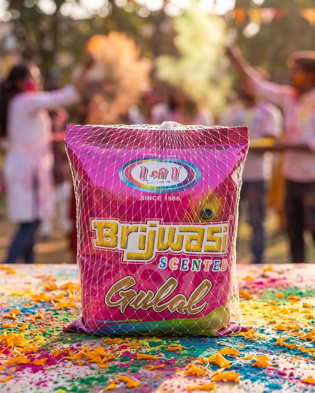 Herbal gulal air pouches for USA wholesale
