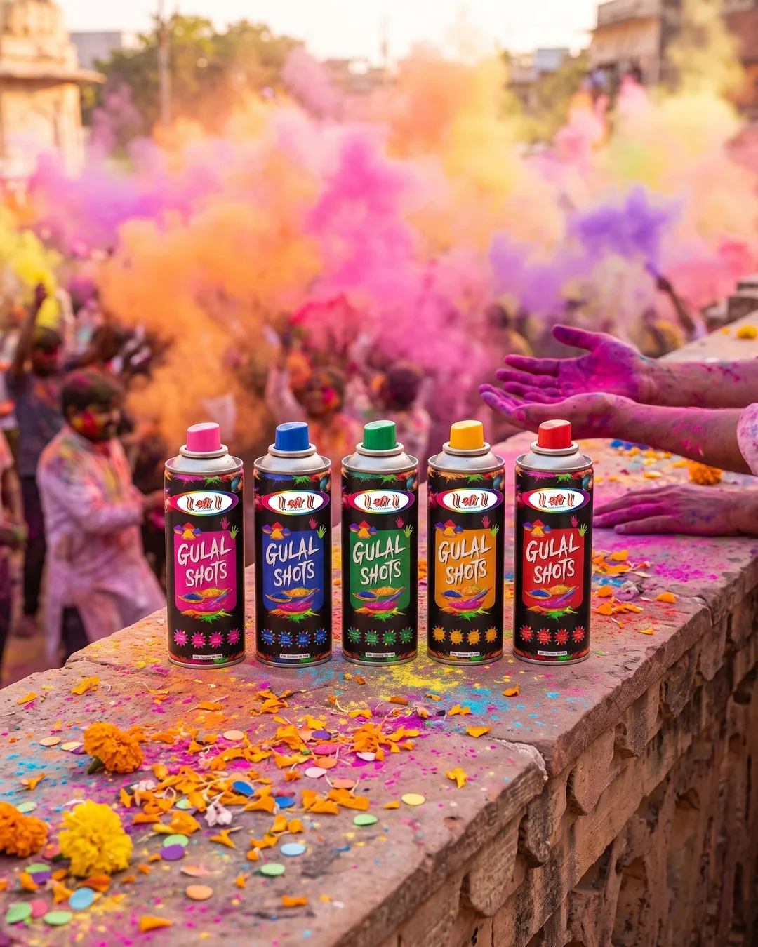 Shree Gulal Shots Tube Colour Shooter — Shaktirang, Hathras