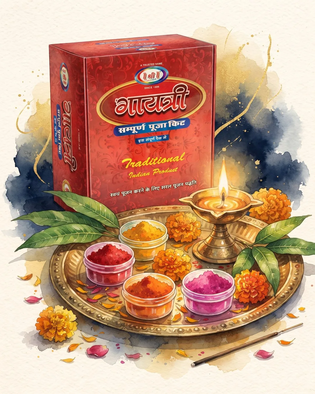 Durga Pooja Special Colour Set — Shaktirang, Hathras