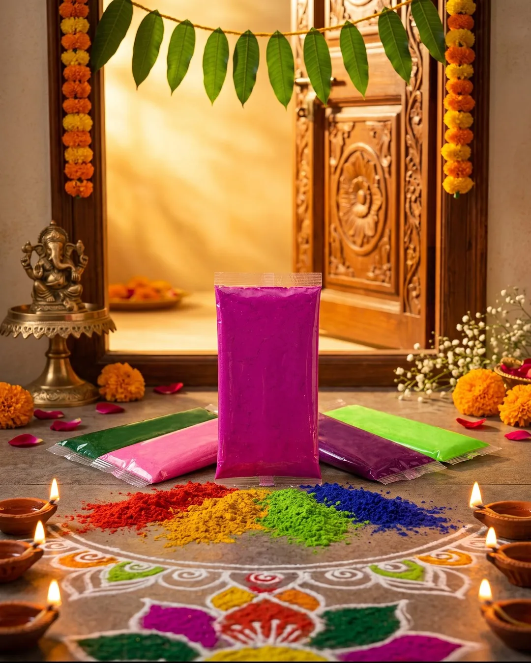 Shree Rangoli Packet 50g — Shaktirang, Hathras